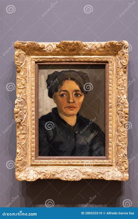 Head Of A Peasant Woman By Vincent Van Gogh Editorial Image Image Of