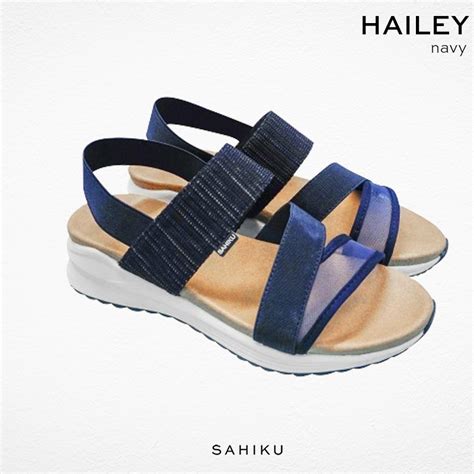 SAHIKU Hailey Sepatu Sandal Sporty Hailey Sandals Wanita Sepatu