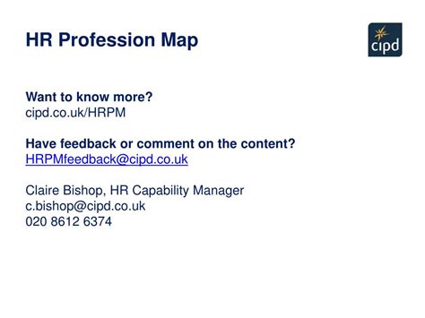 PPT HR Profession Map Our Global Standards And Your Professional