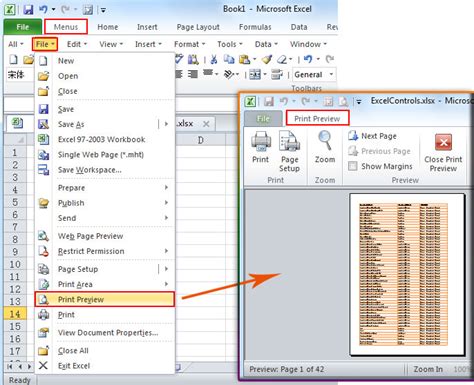 Print Selected Worksheets Excel