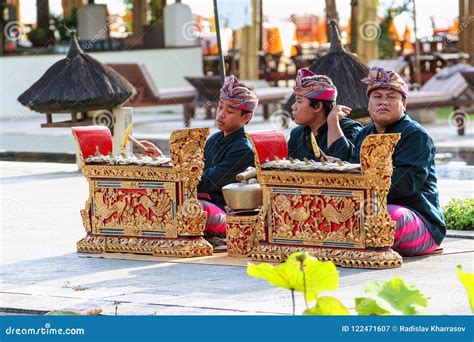 Indonesian People In National Clothes On Religious Ceremony Editorial