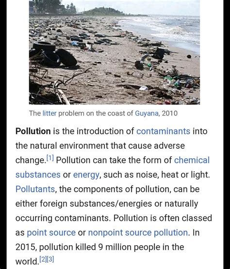 What is pollution - Science - Garbage In Garbage Out - 13260105 | Meritnation.com