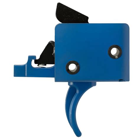 Ar 15 10 Two Stage Trigger Curved Blue Cmc Triggers