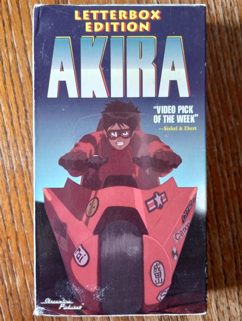 Akira VHS Letterbox Edition - Etsy