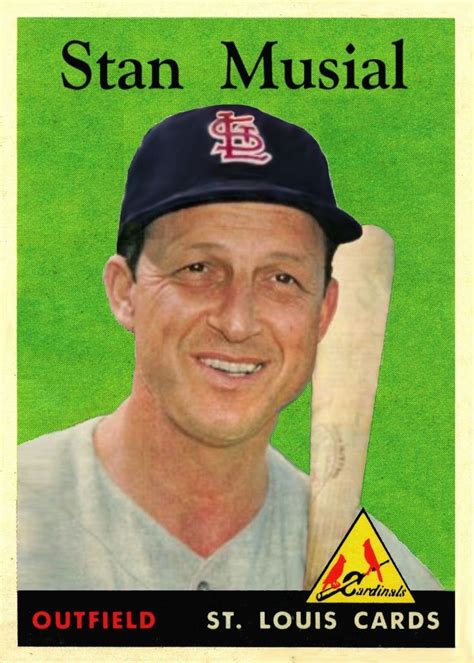 Stan Musial Baseball Cards Stan The Man Musial Old Baseball Cards