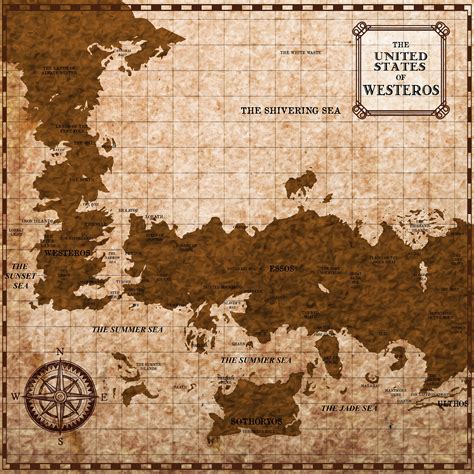 Essos Detailed Map