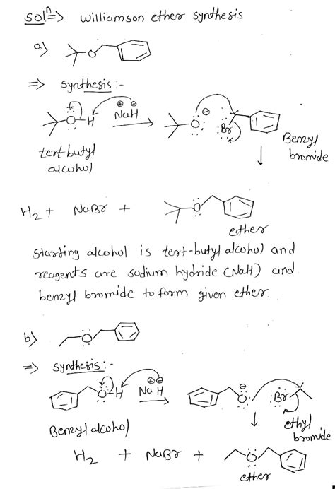 [solved] 2 Propose Best Williamson Ether Syntheses For The Following Course Hero