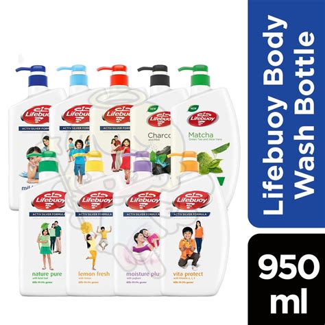 Ready Stock Lifebuoy Shower Gel Body Wash Total Cool Matcha Oud