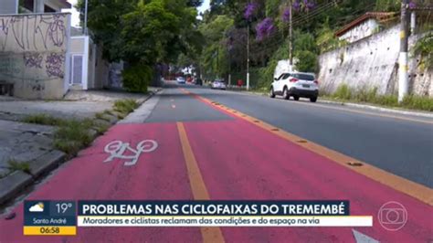 V Deo Ciclistas Reclamam De Ciclofaixa Na Zona Norte Bom Dia Sp G