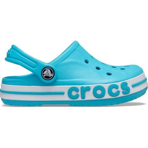 Crocs Bayaband Clogs Детские голубые купить недорого в Москве