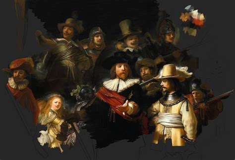 Nightwatch Rembrandt By Appleplus On Deviantart