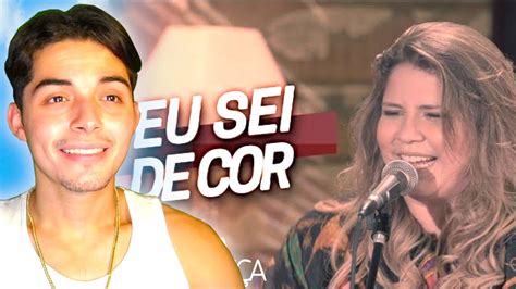 Marília Mendonça Eu Sei De Cor REACTION YouTube