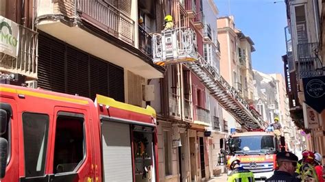 Incendio en vivienda turística del Centro Histórico de Málaga deja ocho