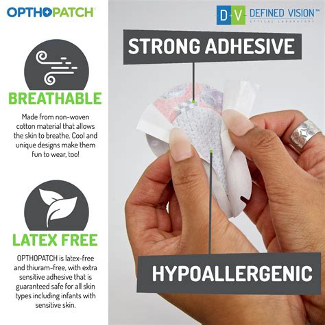 Opthopatch Eye Patches for Kids - 90 + 10 Bonus Latex-Free Hypoallerge