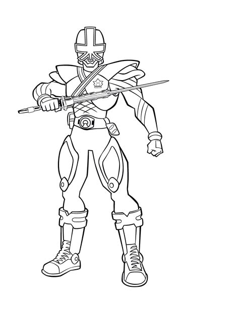 Power Rangers Megazord Coloring Pages