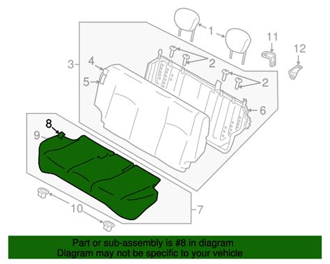 Nissan Versa Cushion Cover Ba A Quirkparts