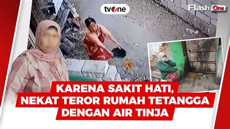 Karena Sakit Hati Nekat Teror Rumah Tetangga Dengan Air Tinja