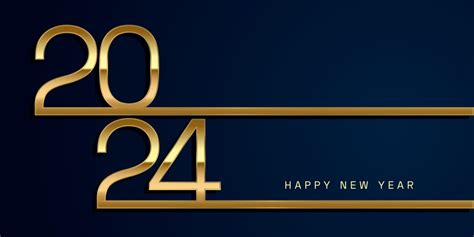 Happy new year banner with gold confetti Vector Image