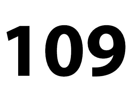 Zahl 109
