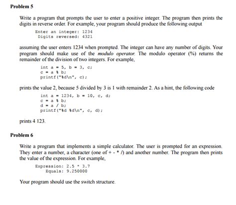 Solved Write A Program That Prompts The User To Enter A Chegg