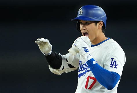 大谷翔平、マルチ安打 第2打席で右前安打、第3打席で中前安打 ドジャース逆転勝ち／詳細 Mlbライブ速報写真ニュース 日刊スポーツ