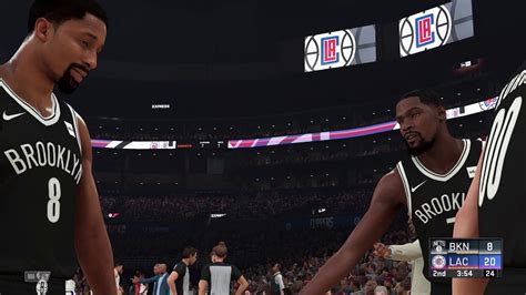 Nba K Online Gameplay Brooklyn Nets Vs Los Angeles Clippers Youtube