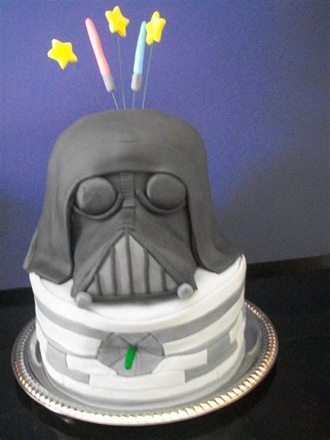 Darth Vader Cake Decorated Cake By Heather Cakesdecor