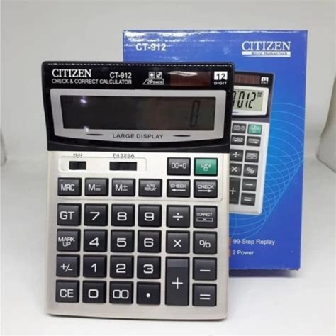 Jual Kalkulator Citizen Ct Calculator Check Correct Cek Ulang Ct