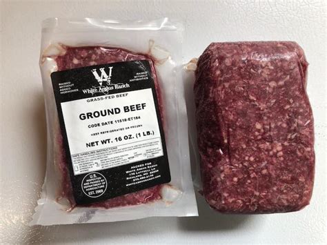 Ground Beef 1 Lb White Angus Ranch