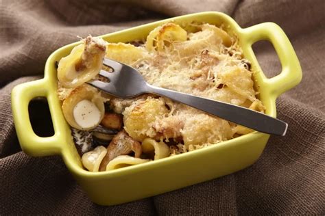 Recette Gratin D Orecchiette Aux Champignons Des Bois