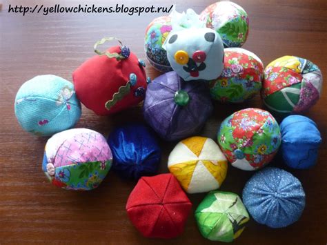 Ни минуты покоя: Мячики из ткани
