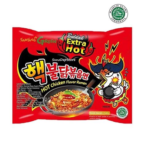 Jual Samyang Green Extra Hotnuklir Ramen Halal Mui Shopee Indonesia