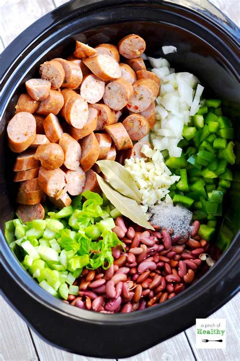 Slow Cooker Red Beans And Rice Recipe A Pinch Of Healthy