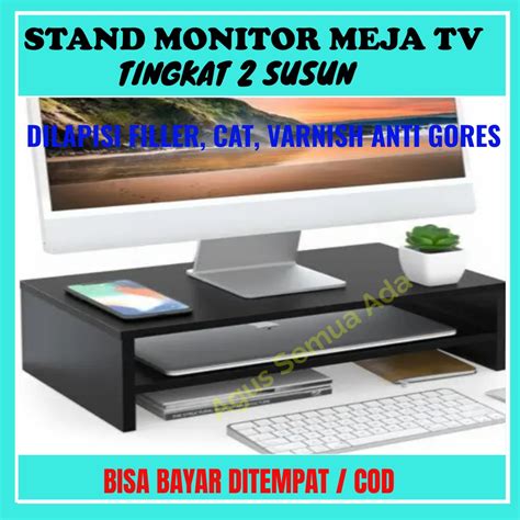 Jual Stand Monitor Rak Meja Laptop Dudukan Alas Tatakan Layar Tv