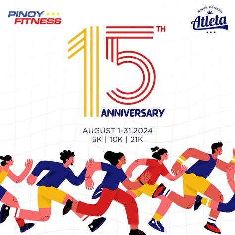 Pinoy Fitness 15th Anniversary Virtual Run Pinoy Fitness