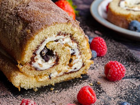 Sunday Brunch Articles Hazelnut Swiss Roll All 4