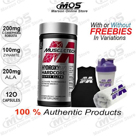 Muscletech Hydroxycut Hardcore Super Elite 120s 180s Capsules Shopee