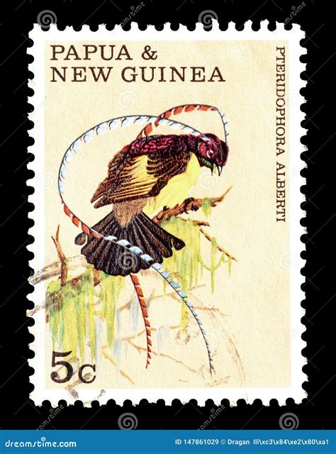 Papua And New Guinea On Postage Stamps Editorial Stock Image Image Of