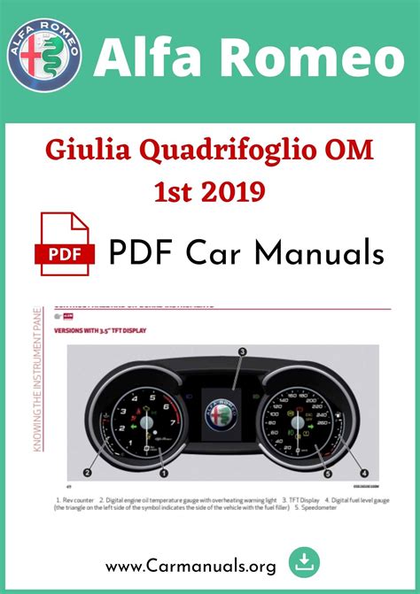 Alfa Romeo Giulia Owner Manual