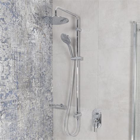 Sanipex Group Diplomat Wall Mounted Exposed Shower Column Set UK