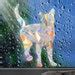 Cat Suncatcher Sticker Pussy Rainbow Maker Sticker Holographic Window