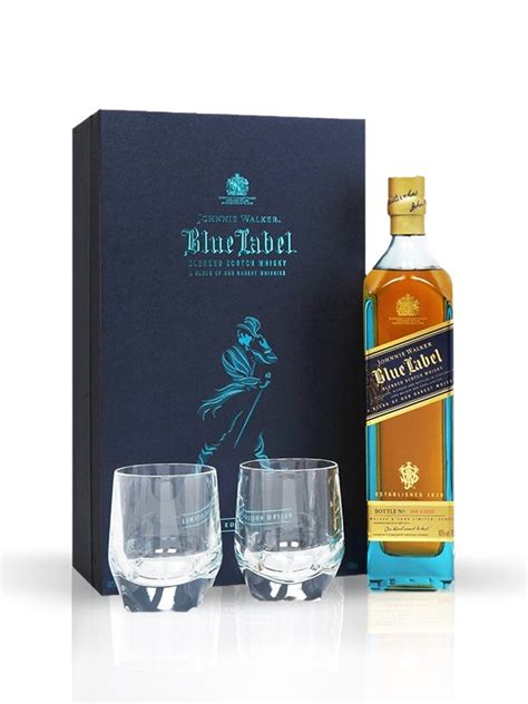 Blue Label Gift Set With 2 Glass Dial A Drink Hong Kong