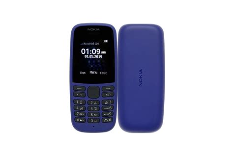 Điện thoại Nokia 105 SS Xanh 2019