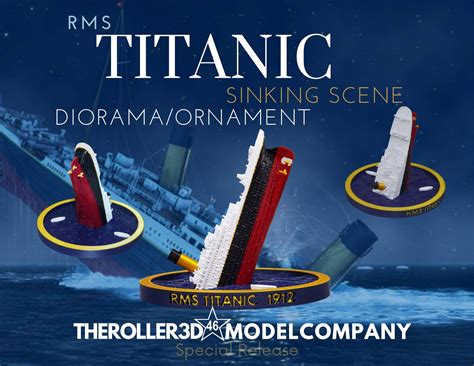 Titanic Diorama Sinking Rms Titanic Titanic Ship Titanic Model My XXX Hot Girl
