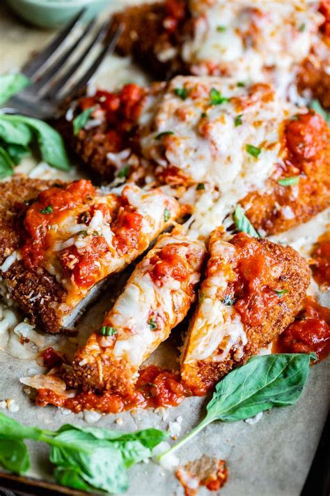 Ultra Crispy Chicken Parmesan Recipe The Food Charlatan