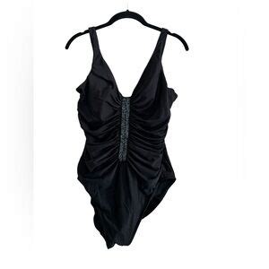 Miraclesuit Jewel Box Ruched One Piece Swimsuit Gem