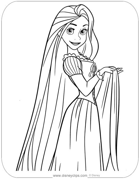 Free Rapunzel Tower Coloring Pages