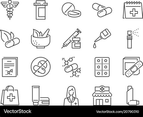 Pharmacy Icon Royalty Free Vector Image Vectorstock