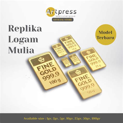 Jual Replika Logam Mulia Model Terbaru 1 Gram Kota Tangerang