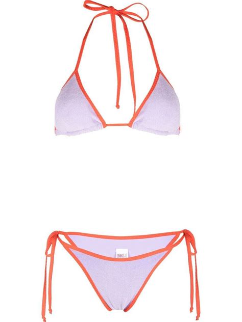 MC2 SAINT BARTH Mariee String Bikini Purple Editorialist
